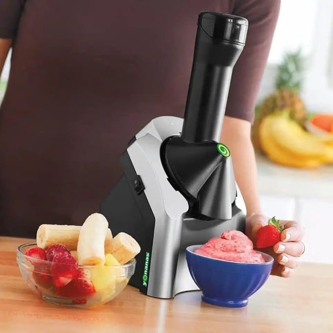Kitcharo Frozen fruit Black and Gray Ice Cream Treat Maker