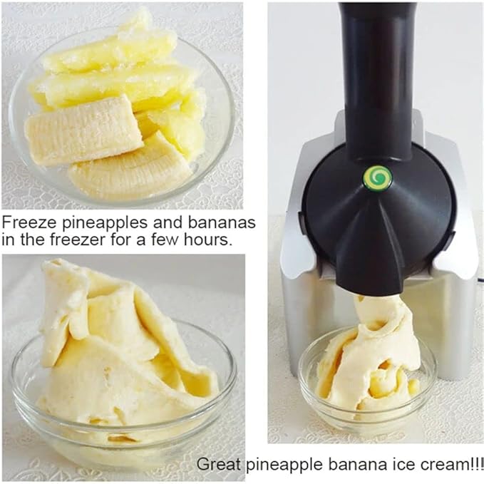 Kitcharo Frozen fruit Black and Gray Ice Cream Treat Maker