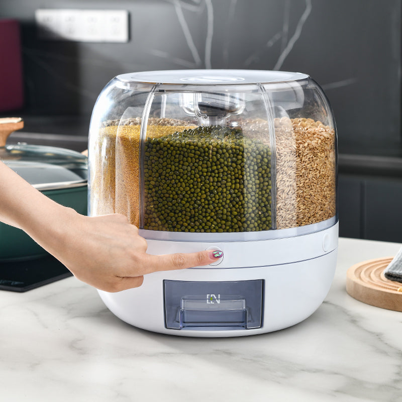Kitcharo 360 Degree Rotating Dry Food Dispenser