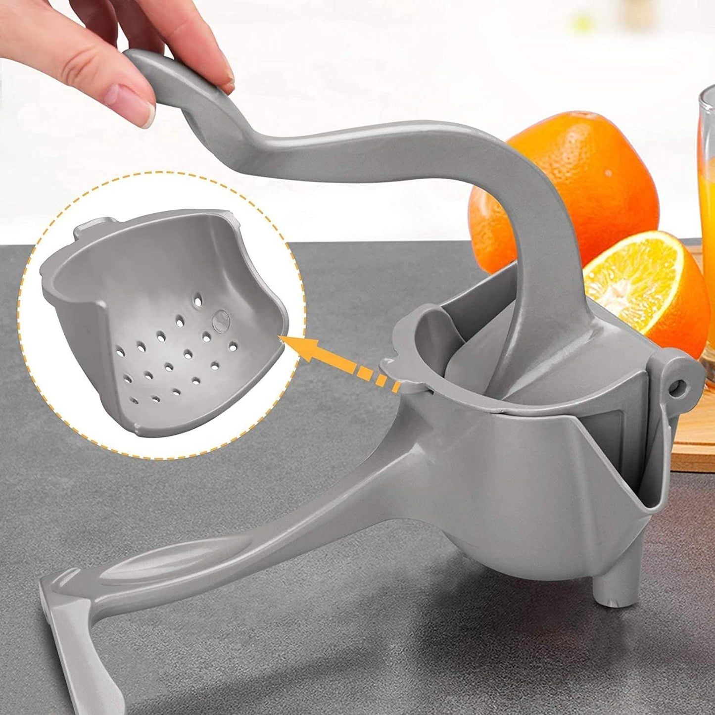 Kitcharo Amateur Premium Stainless Steel Manual Lemon and Lime Squeezer