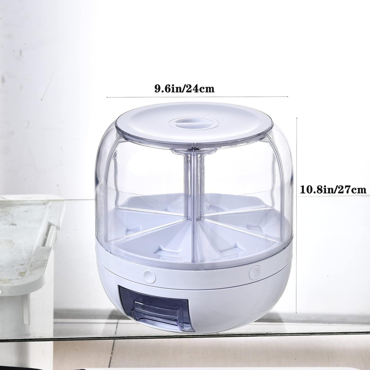 Kitcharo 360 Degree Rotating Dry Food Dispenser